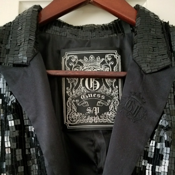 Vintage Guess Sequined Blazer - Picture 3 of 7